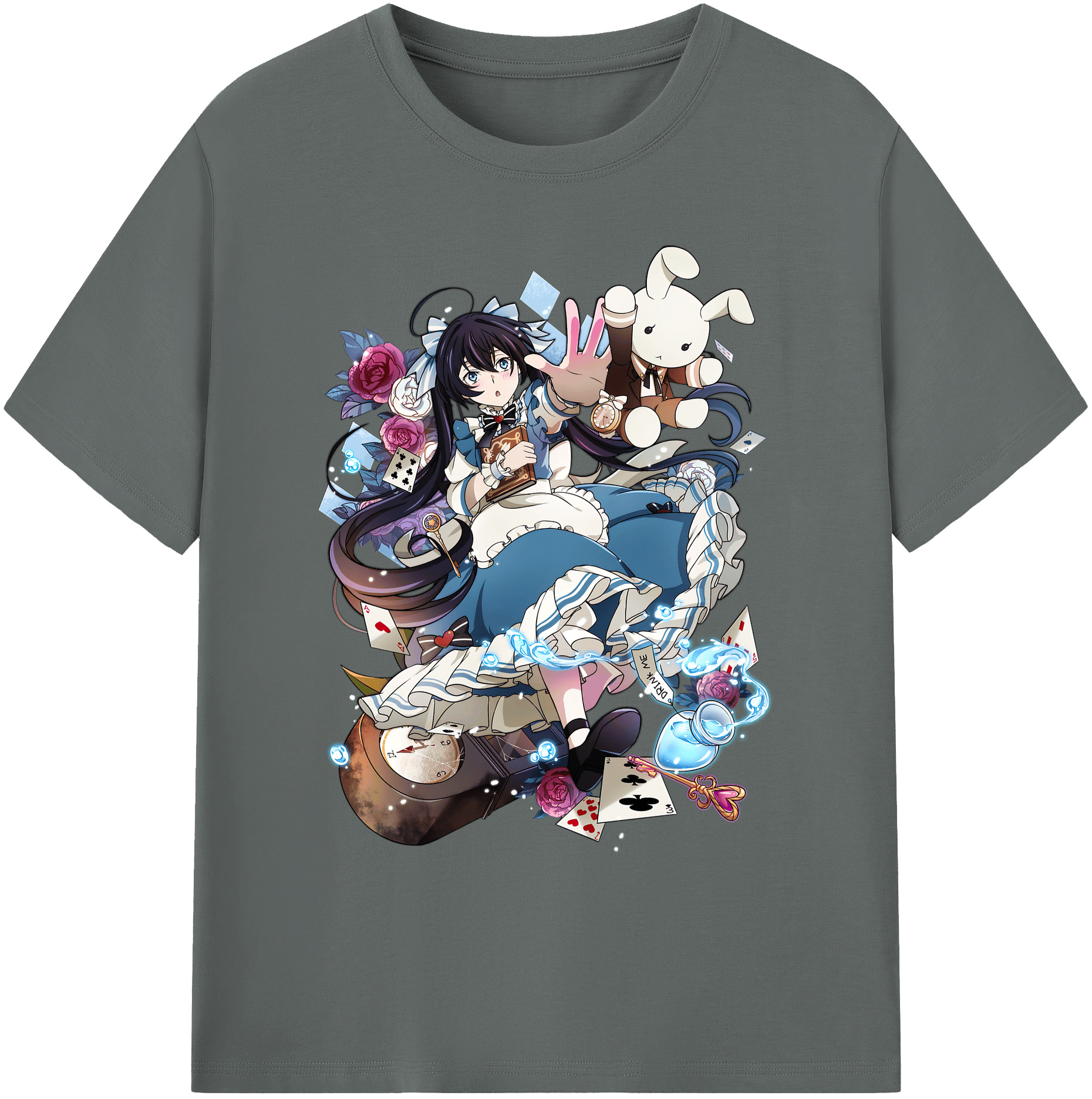 （画像用） 文豪ストレイドッグス Bungo Stray Dogs 綿100％ メンズ半袖Tシャツ｜肌触りやわらか＆通気性